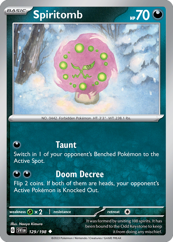 129/198 [SV1] Spiritomb - Uncommon