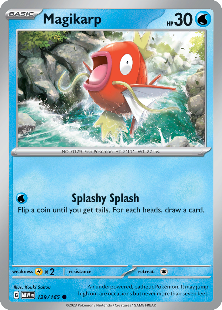 129/165 [SV3PT5] Magikarp - Common