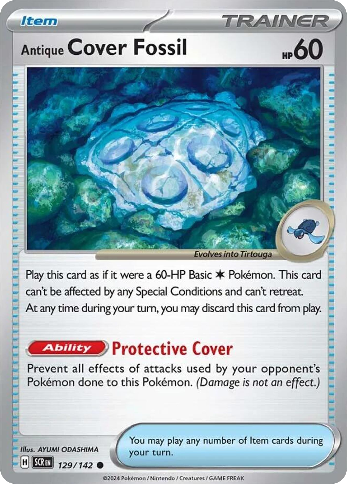 129/142 [SCR] Antique Cover Fossil - Common
