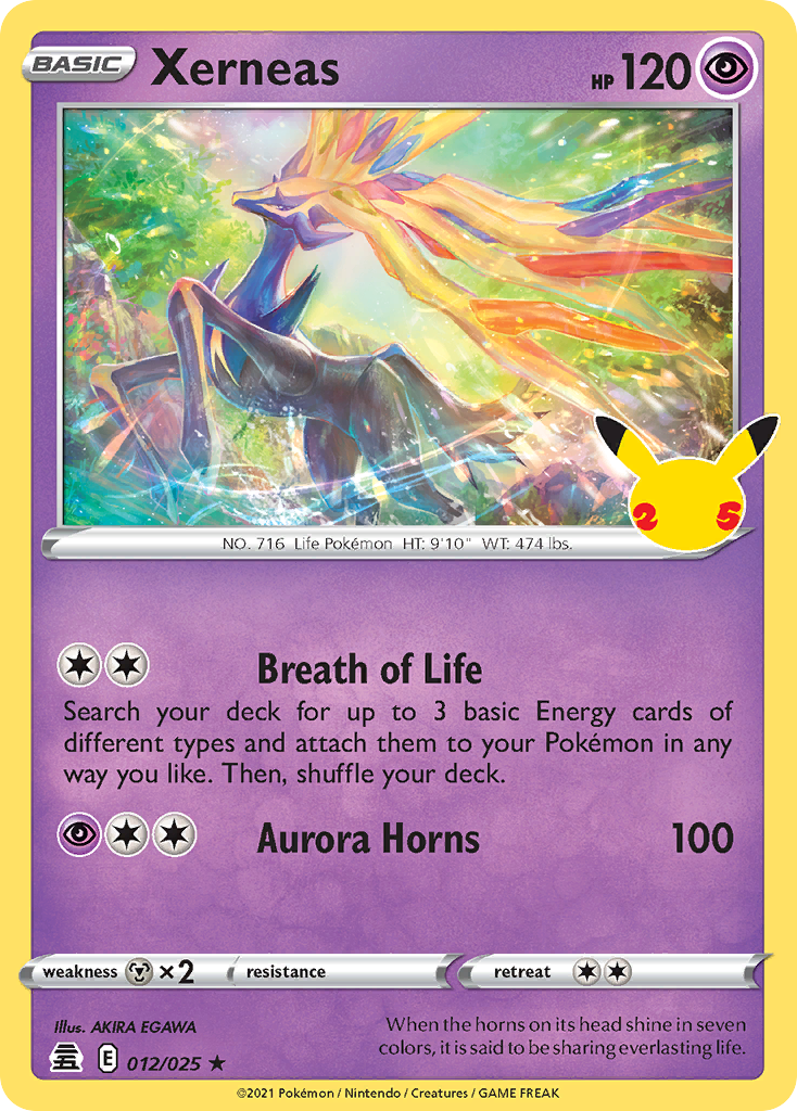 12/25 [CEL] Xerneas - Rare