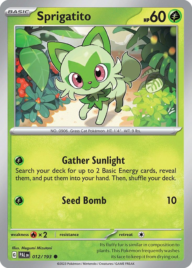 12/193 [SV2] Sprigatito - Common