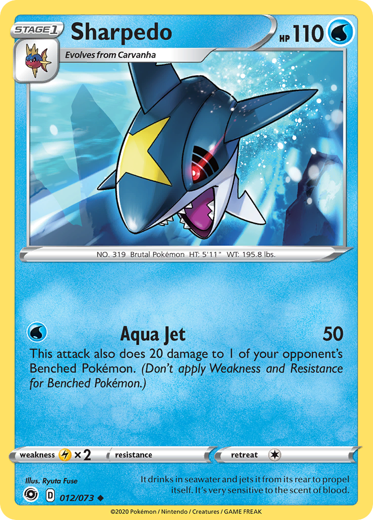 12/73 [CPA] Sharpedo - Uncommon