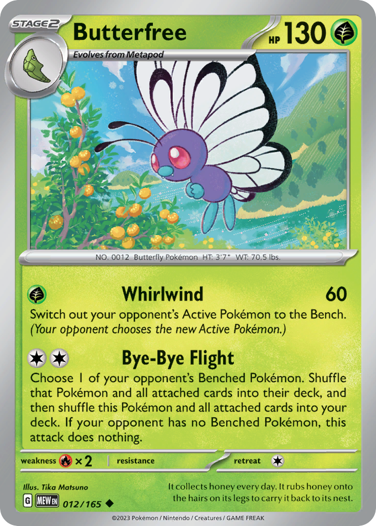 12/165 [SV3PT5] Butterfree - Uncommon