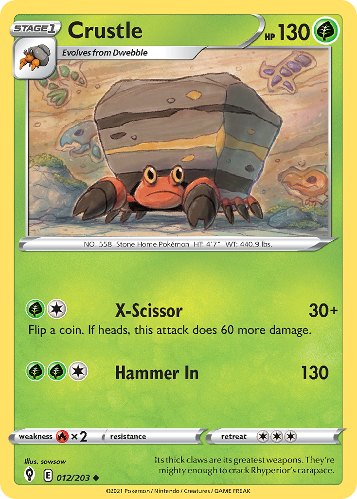 12/203 [EVS] Crustle - Uncommon
