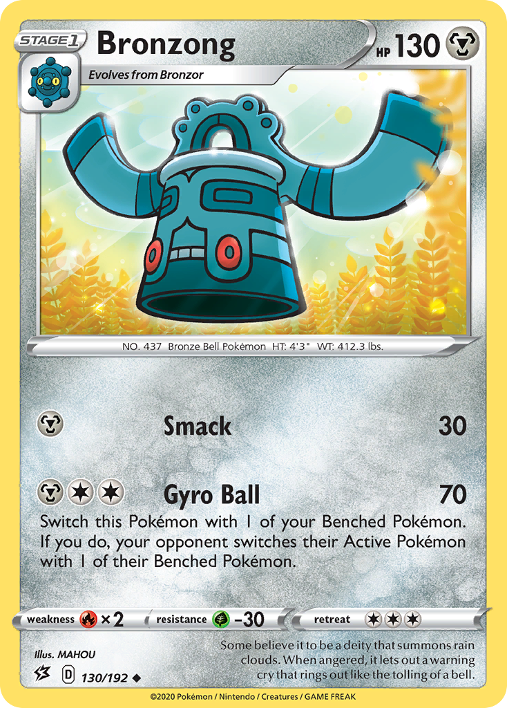 130/192 [RCL] Bronzong - Uncommon