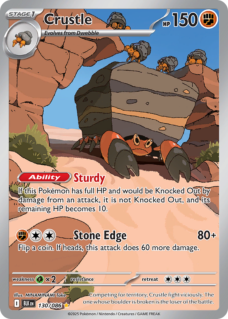 130/86 [BLK] Crustle - Illustration Rare