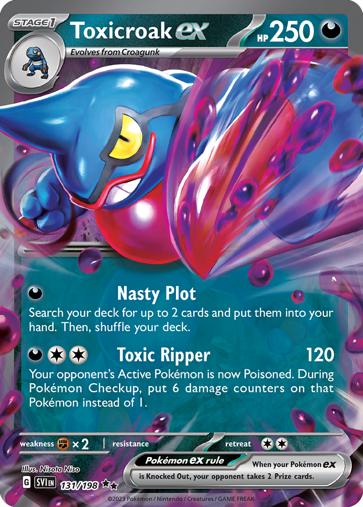 131/198 [SV1] Toxicroak ex - Double Rare