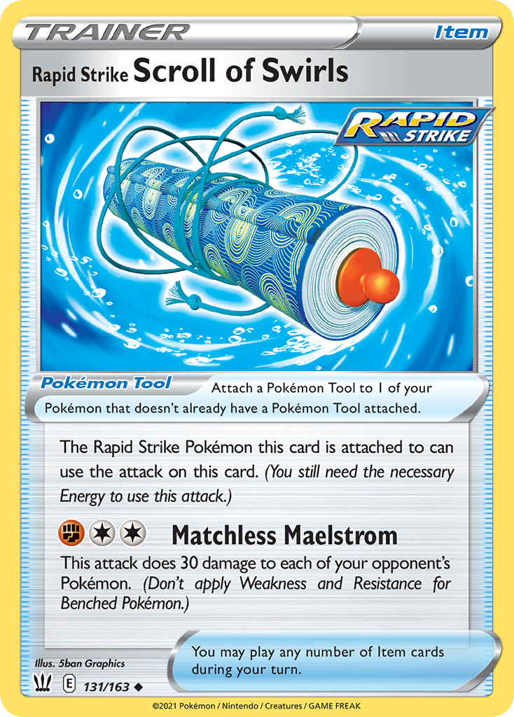 131/163 [BST] Rapid Strike Scroll of Swirls - Uncommon