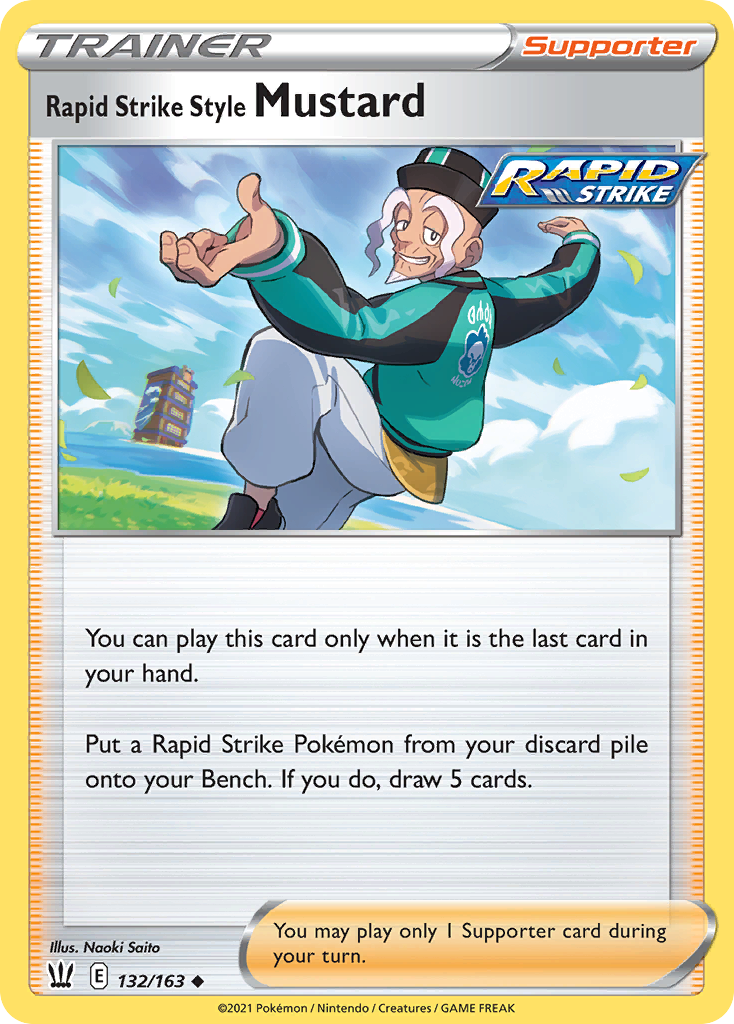 132/163 [BST] Rapid Strike Style Mustard - Uncommon