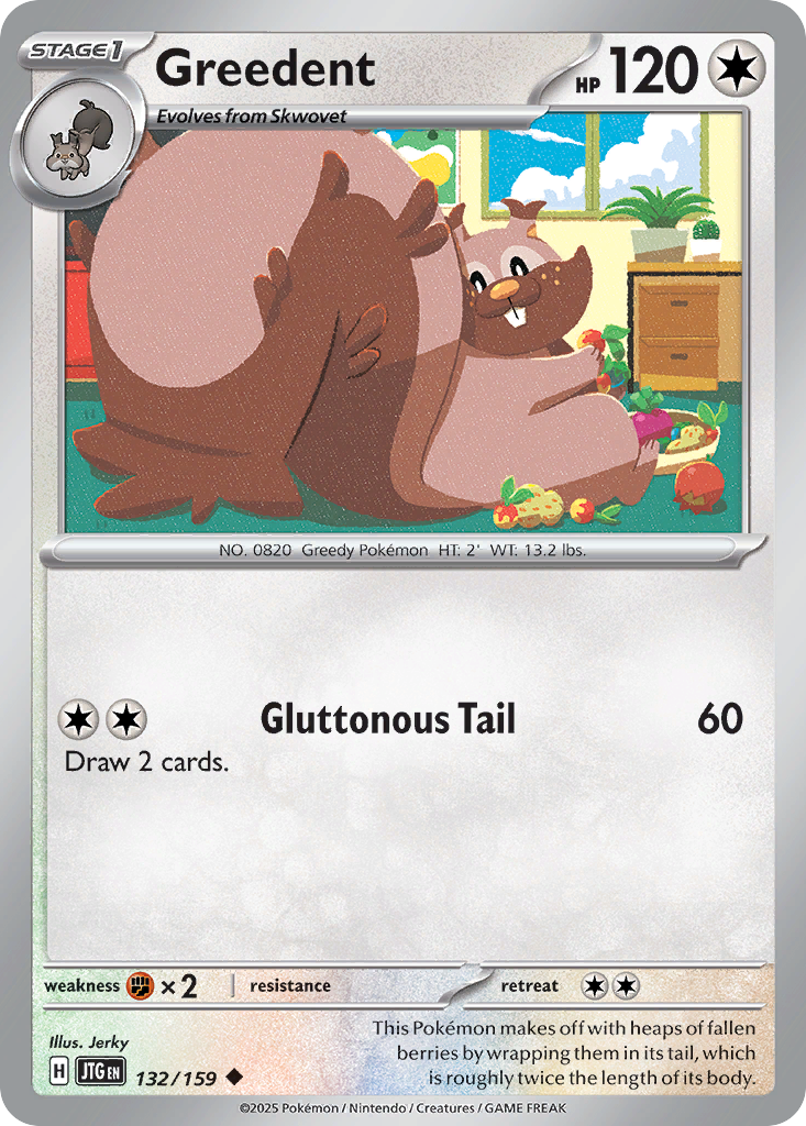 132/159 [JTG] Greedent - Uncommon
