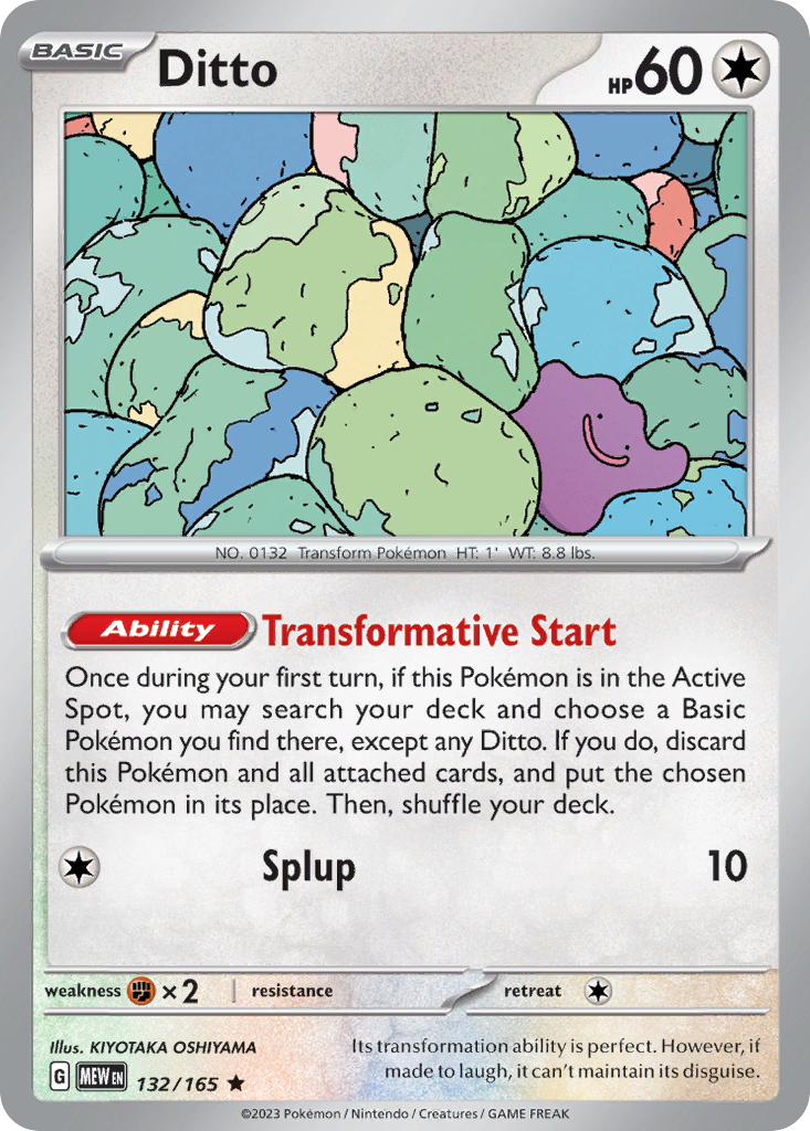 132/165 [SV3PT5] Ditto - Rare