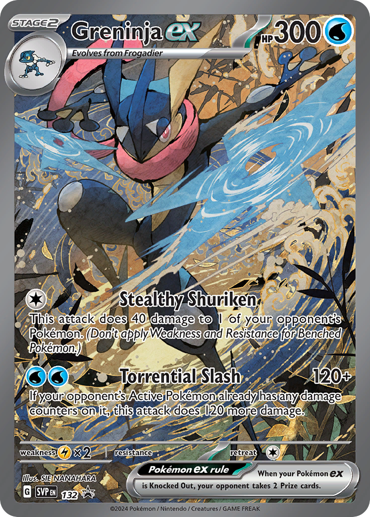 132/215 [PR-SV] Greninja ex - Promo