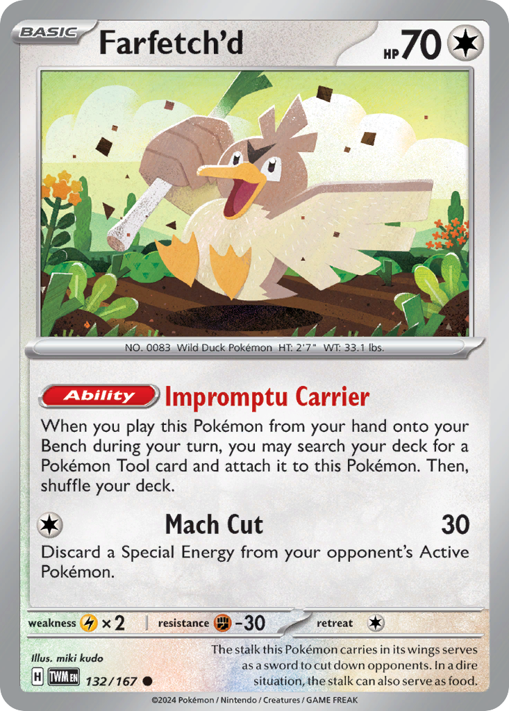132/167 [TWM] Farfetch'd - Common