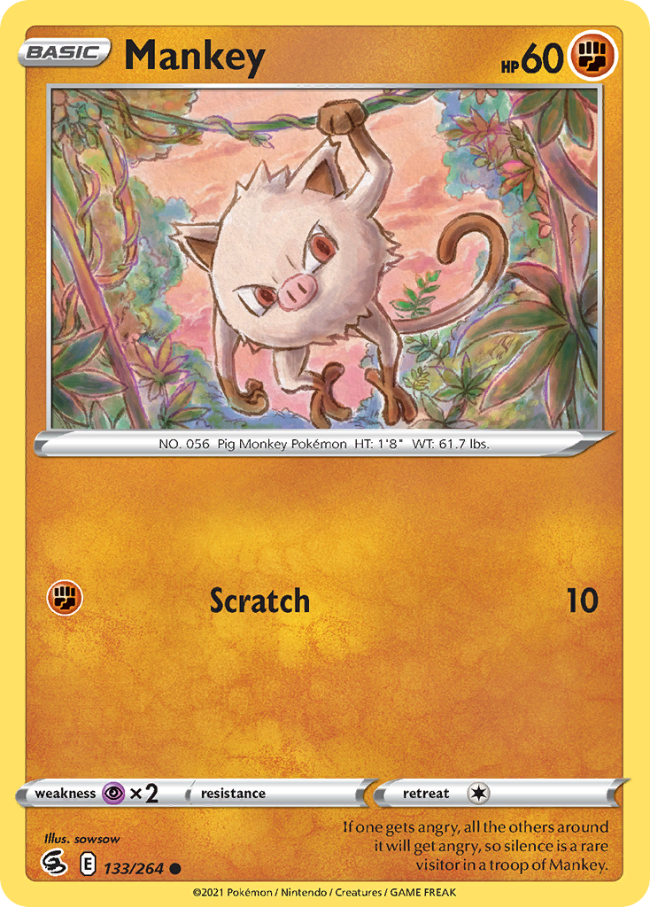 133/264 [FST] Mankey - Common
