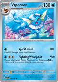 134/165 [SV3PT5] Vaporeon - Rare