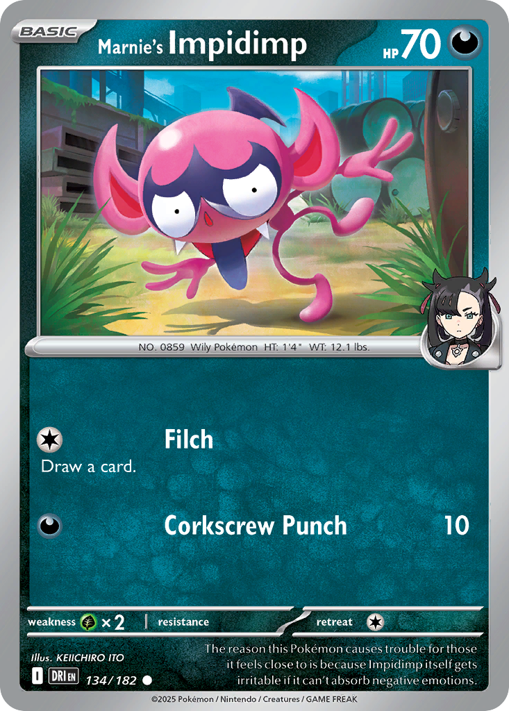134/182 [DRI] Marnie's Impidimp - Common