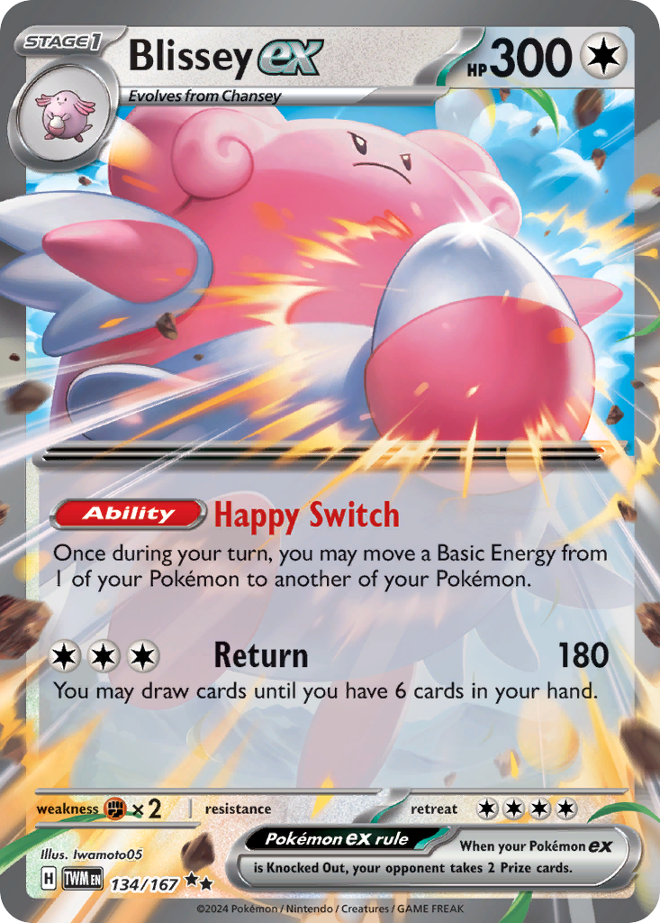 134/167 [TWM] Blissey ex - Double Rare