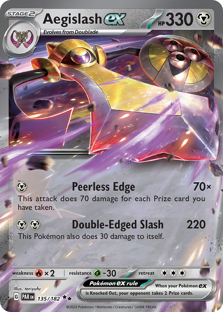 135/182 [SV4] Aegislash ex - Double Rare