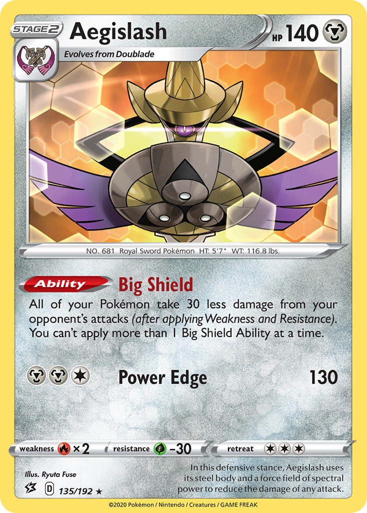 135/192 [RCL] Aegislash - Rare