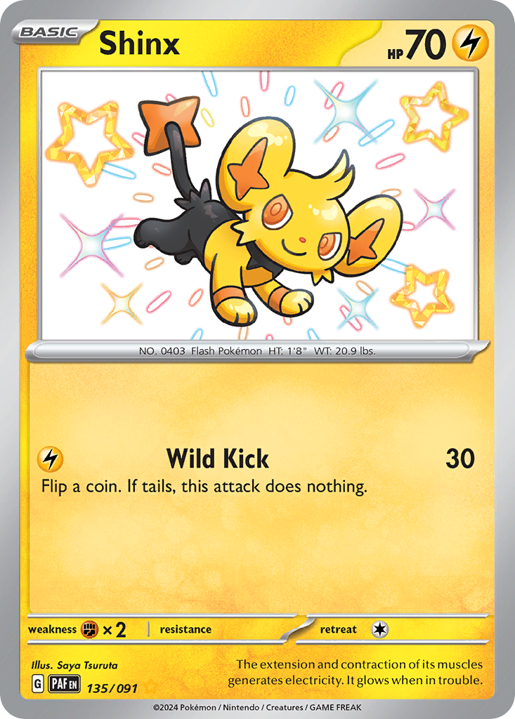 135/91 [SV4PT5] Shinx - Shiny Rare