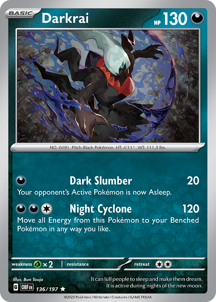 136/197 [SV3] Darkrai - Rare