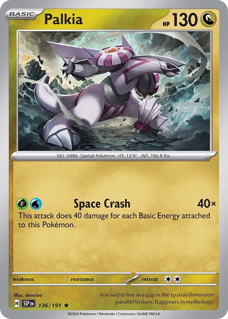 136/191 [SSP] Palkia - Rare