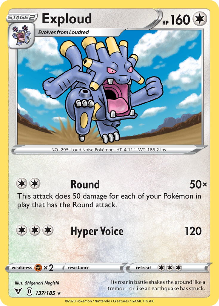 137/185 [VIV] Exploud - Rare
