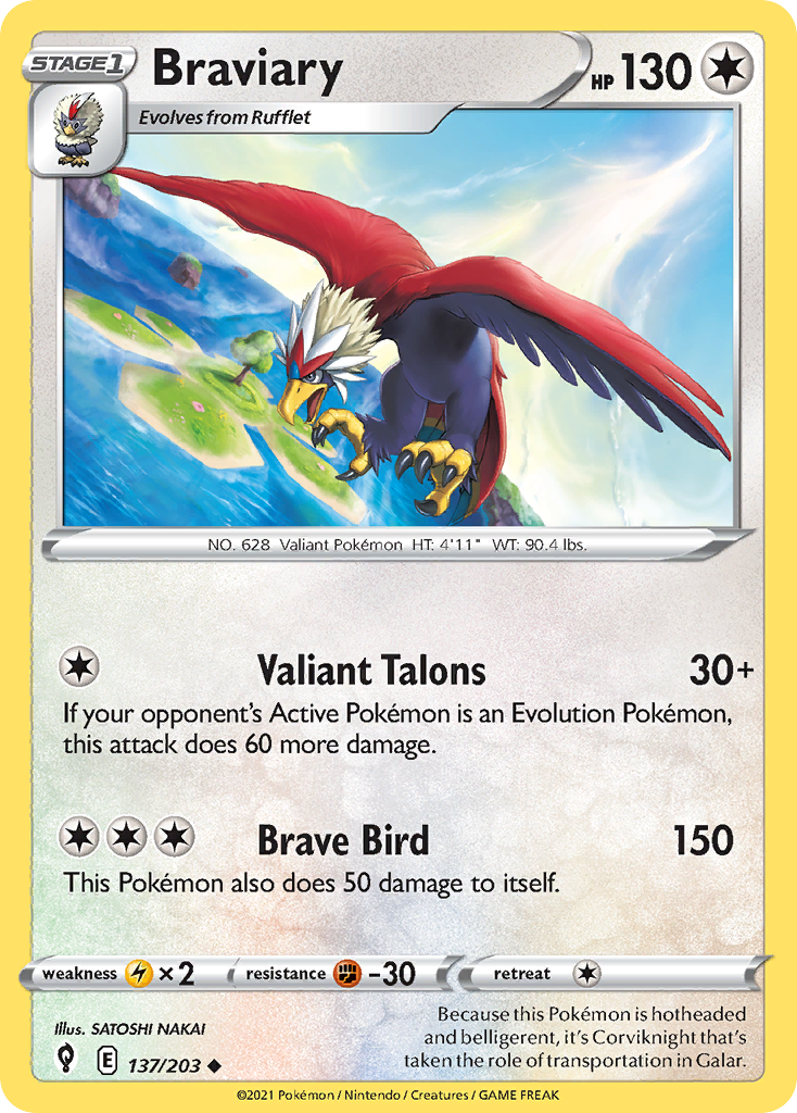 137/203 [EVS] Braviary - Uncommon