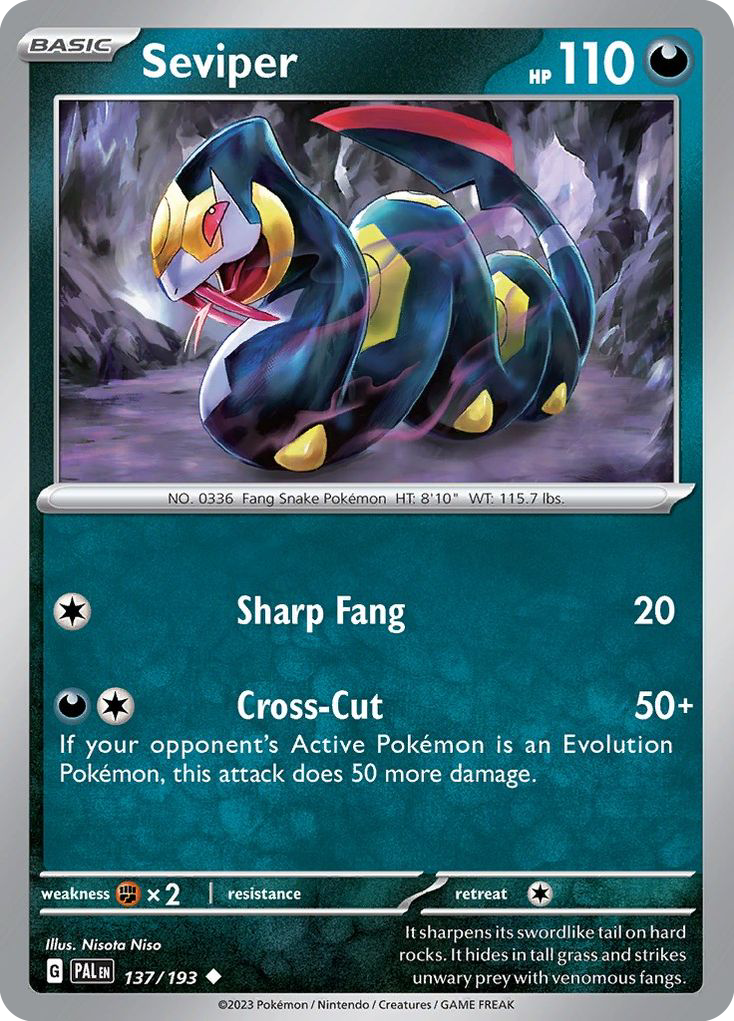 137/193 [SV2] Seviper - Uncommon