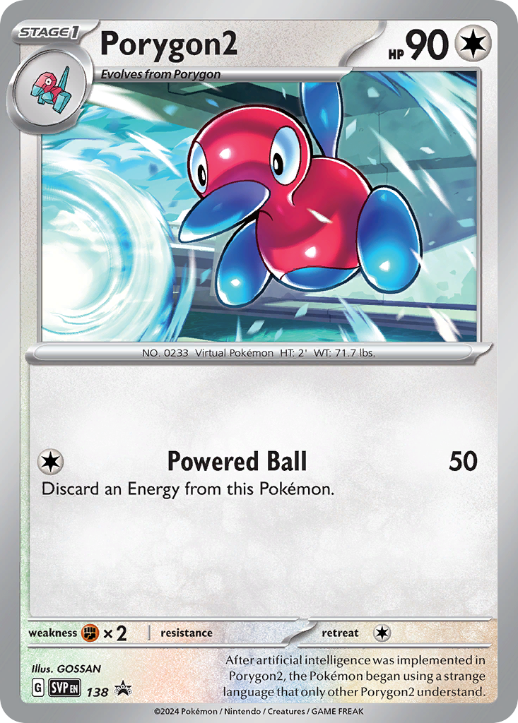 138/215 [PR-SV] Porygon2 - Promo