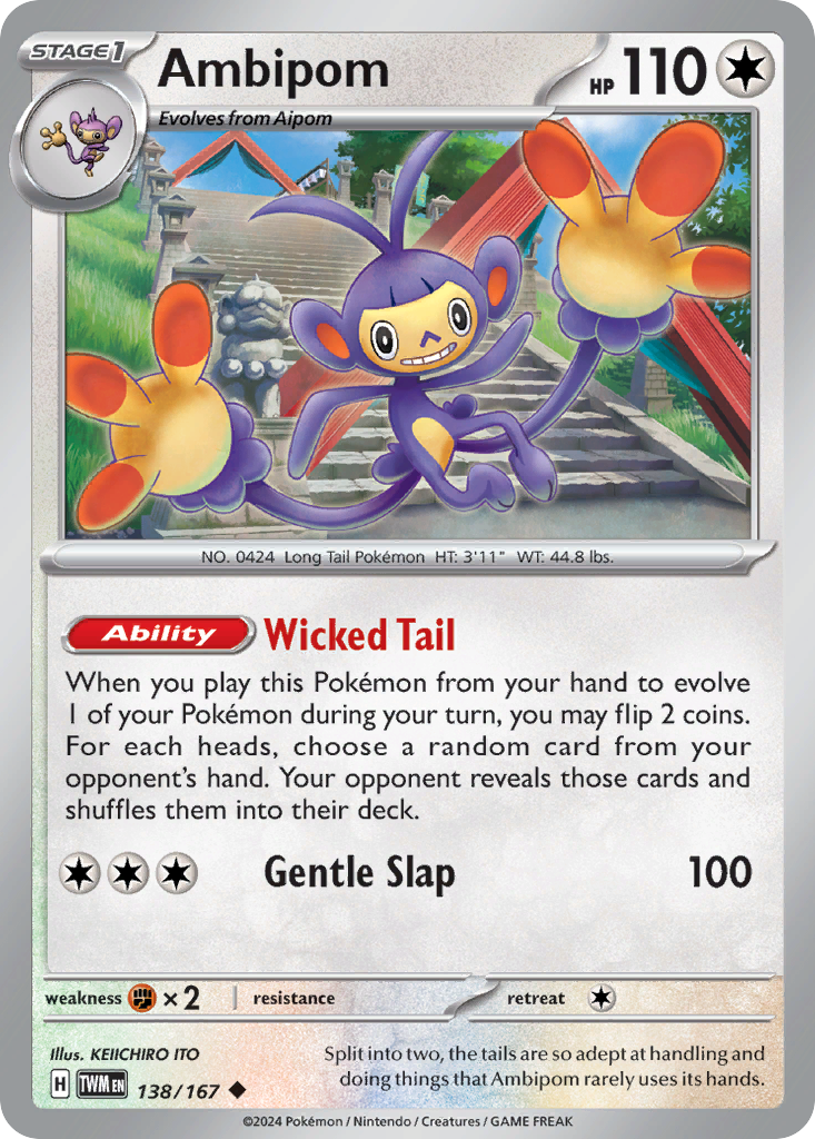 138/167 [TWM] Ambipom - Uncommon