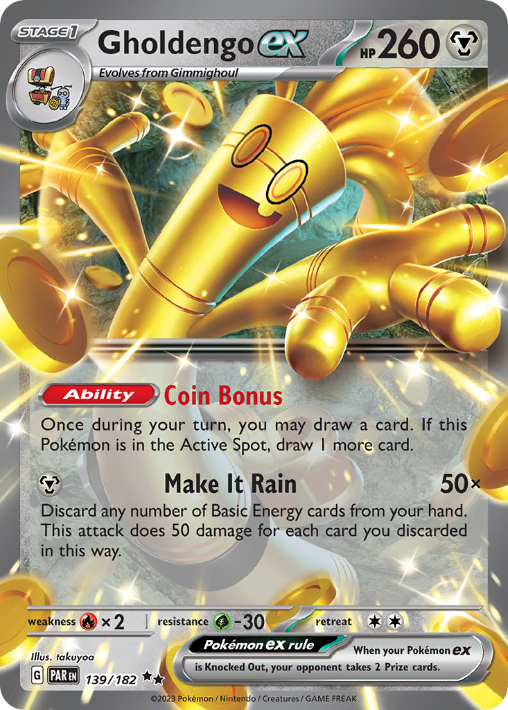 139/182 [SV4] Gholdengo ex - Double Rare