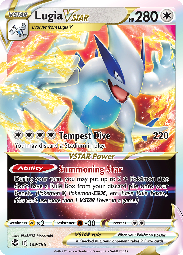 139/195 [SIT] Lugia VSTAR - Rare Holo VSTAR