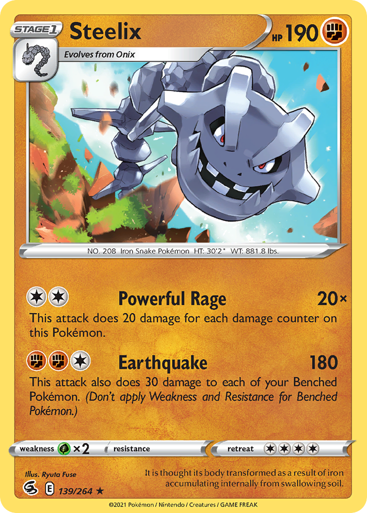 139/264 [FST] Steelix - Rare Holo