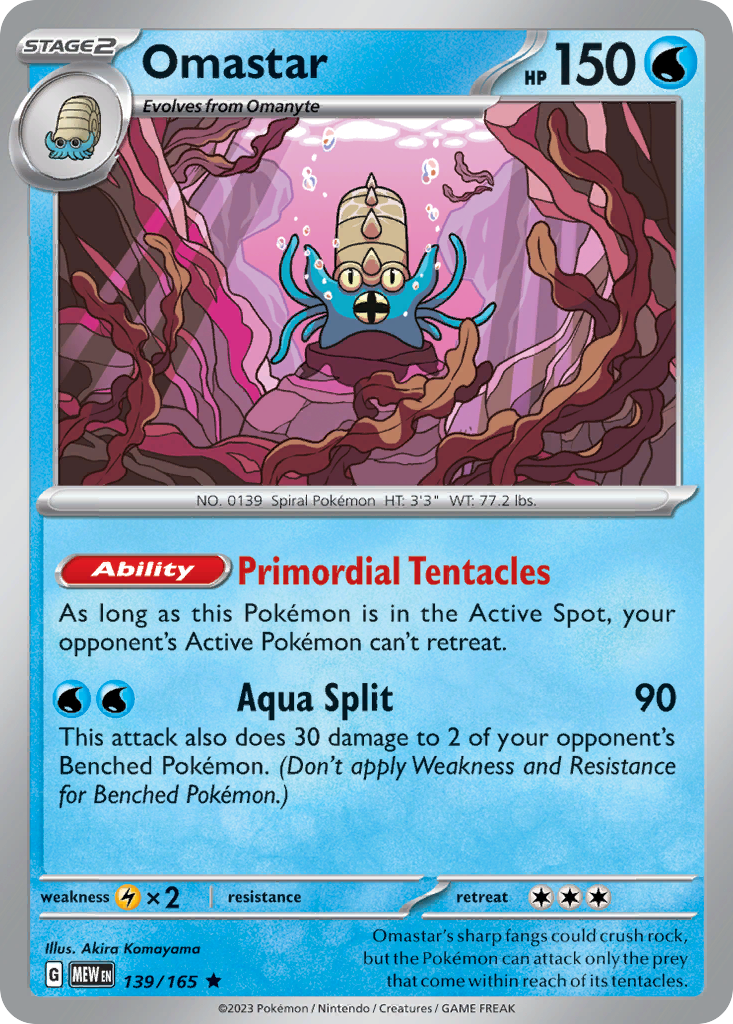 139/165 [SV3PT5] Omastar - Rare