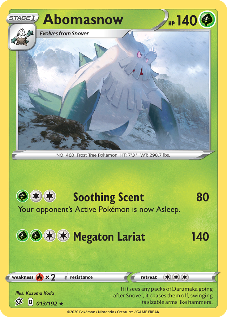13/192 [RCL] Abomasnow - Rare