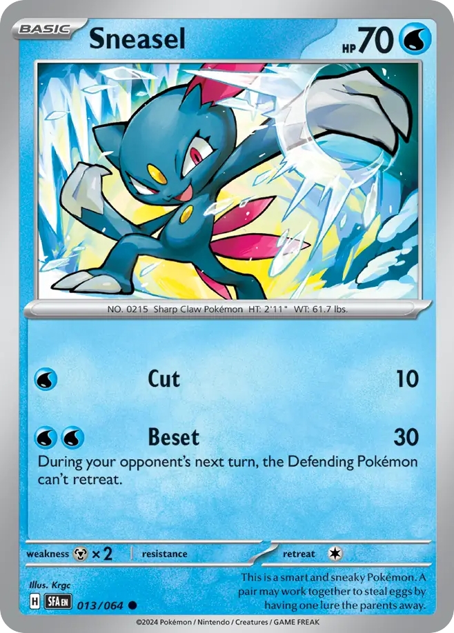 13/64 [SFA] Sneasel - Common