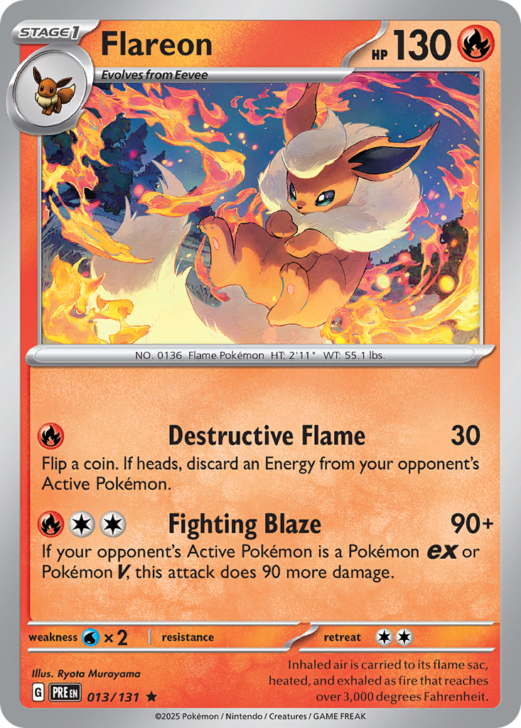 13/131 [PRE] Flareon - Rare