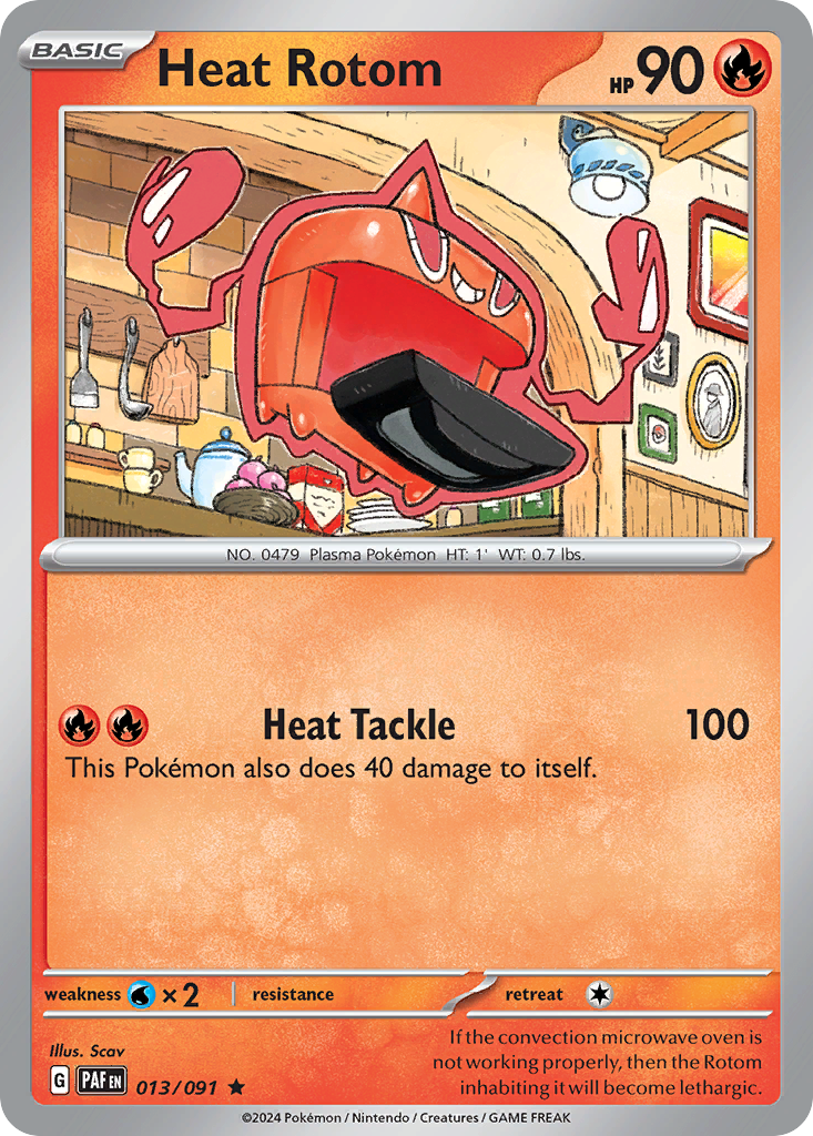 13/91 [SV4PT5] Heat Rotom - Rare