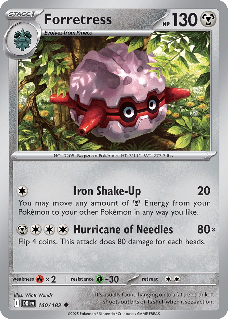 140/182 [DRI] Forretress - Uncommon