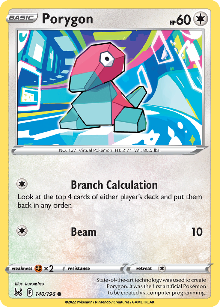 140/196 [LOR] Porygon - Common