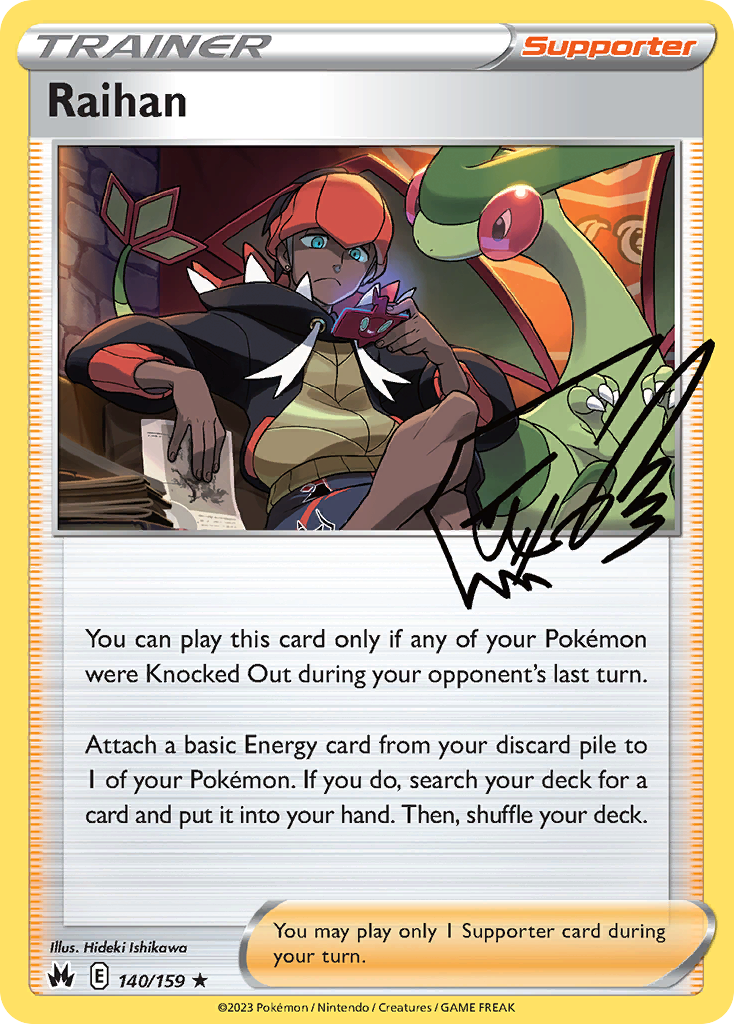 140/159 [CRZ] Raihan - Rare Holo