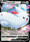 140/185 [VIV] Togekiss V - Rare Holo V