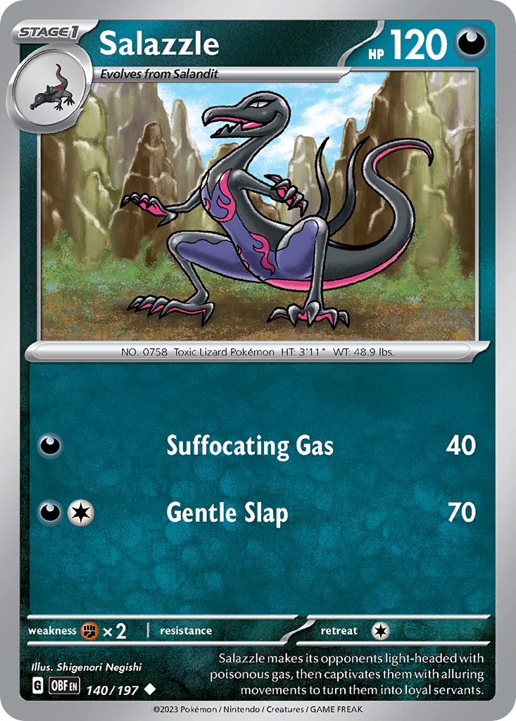 140/197 [SV3] Salazzle - Uncommon