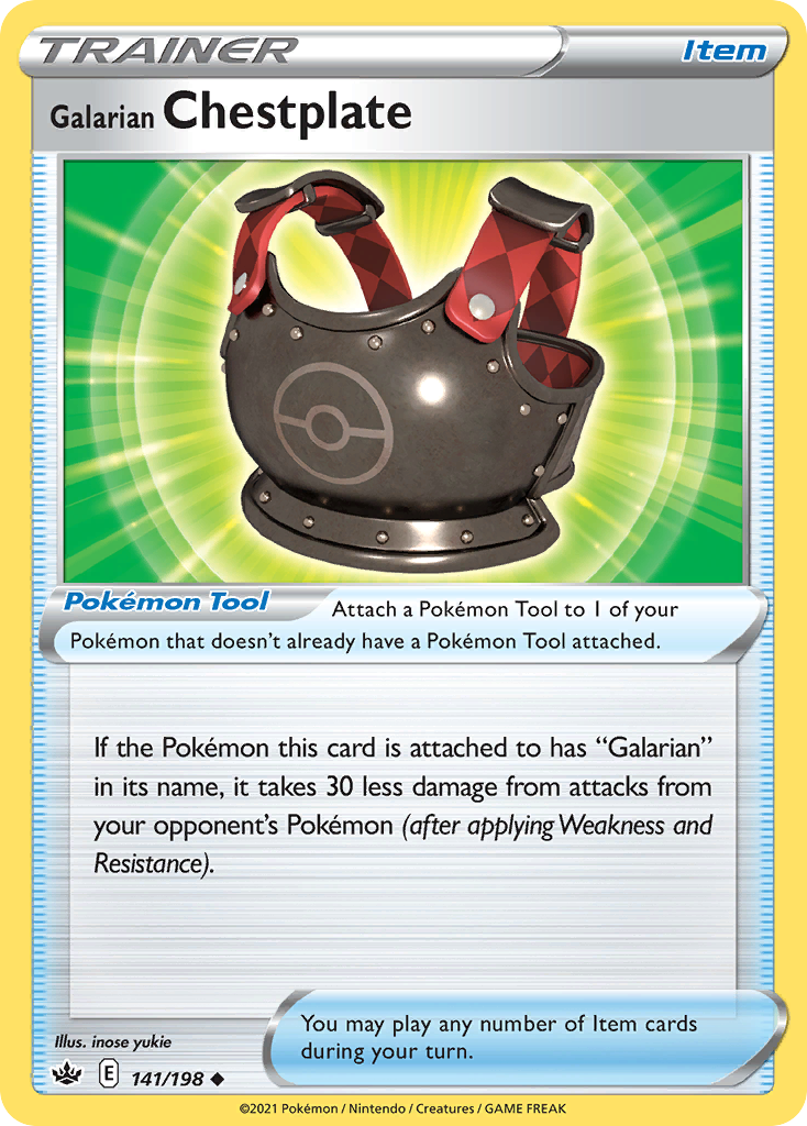 141/198 [CRE] Galarian Chestplate - Uncommon