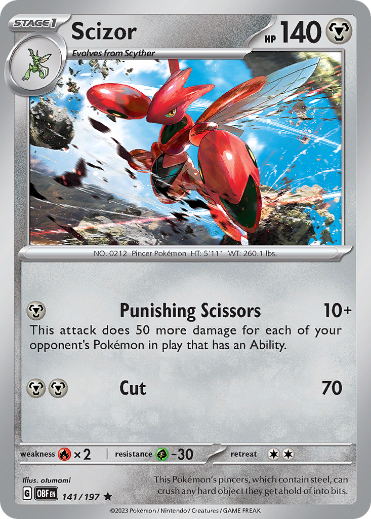 141/197 [SV3] Scizor - Rare