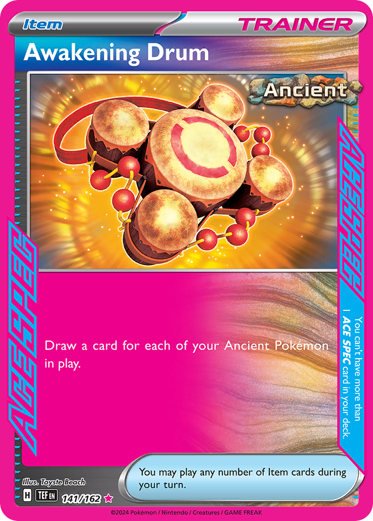 141/162 [TEF] Awakening Drum - ACE SPEC Rare