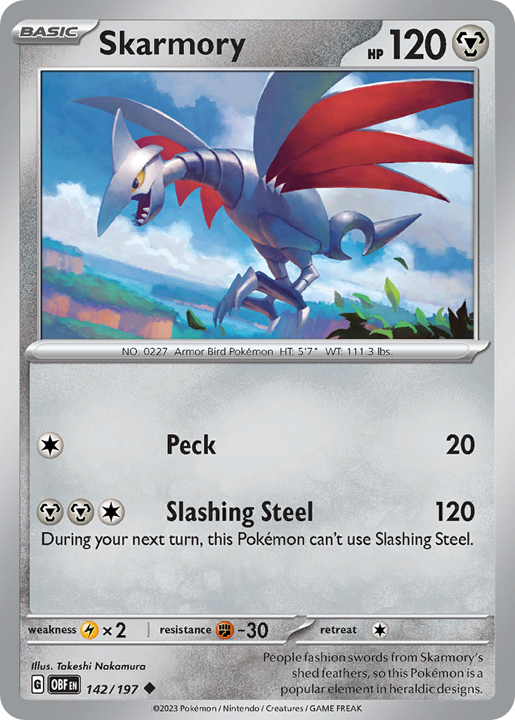 142/197 [SV3] Skarmory - Uncommon