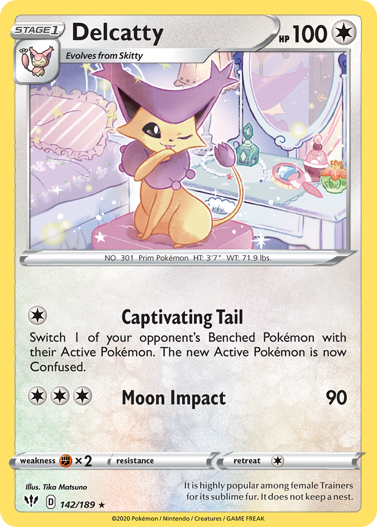 142/189 [DAA] Delcatty - Rare