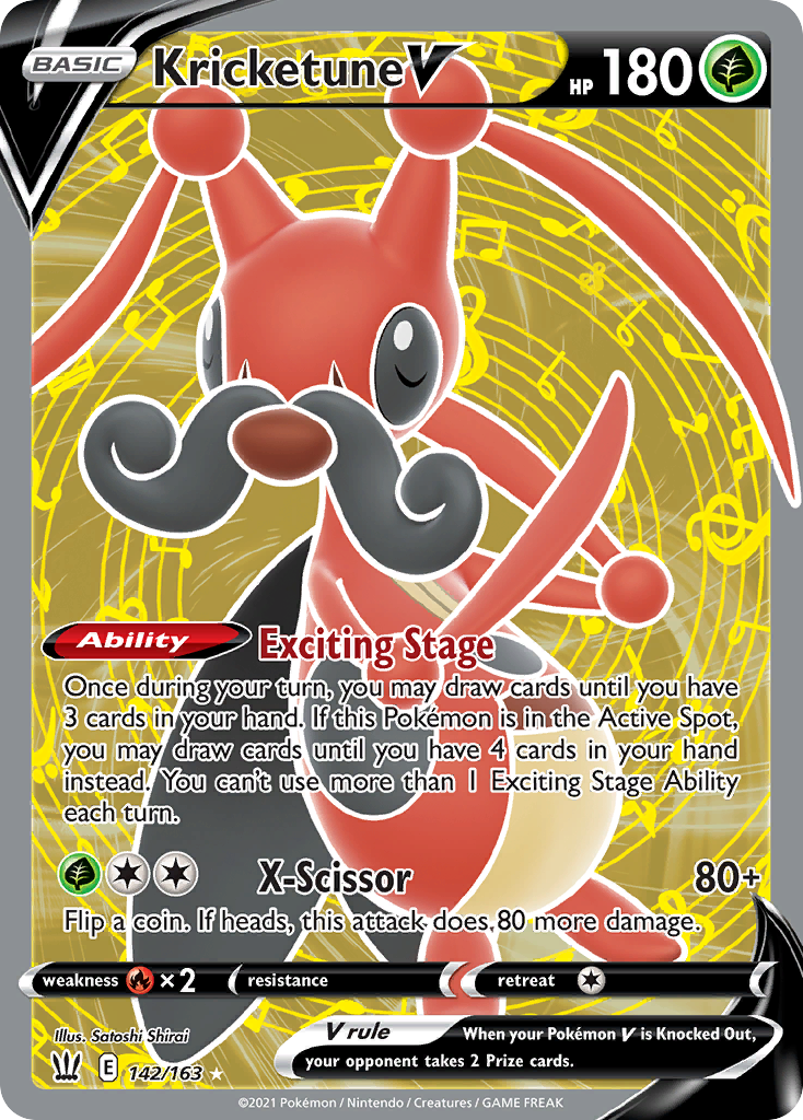 142/163 [BST] Kricketune V - Rare Ultra